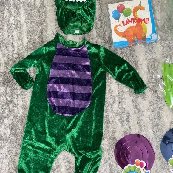 🦖 Dinosaur First Year Birthday Supplies - Picture 7 of 14